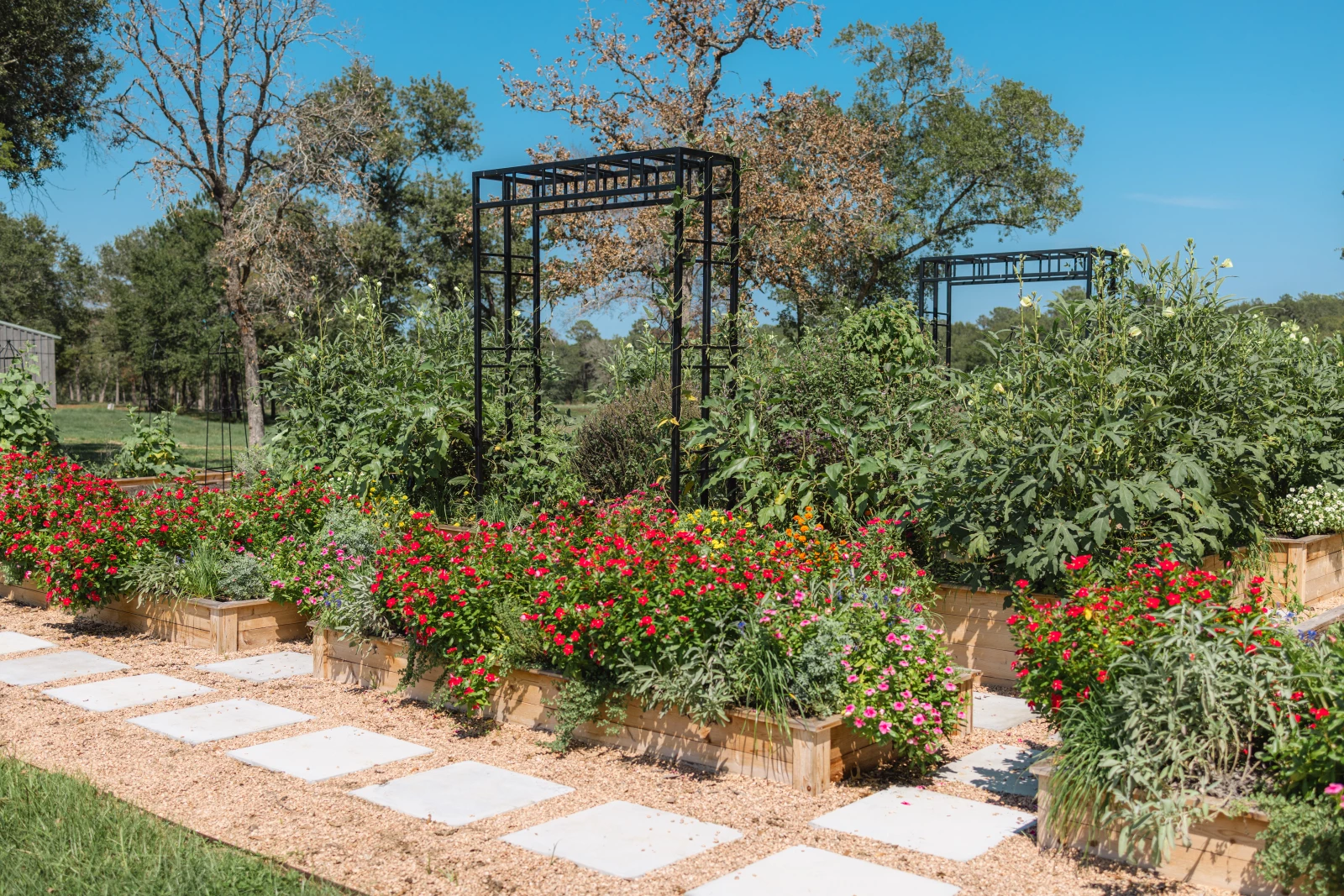 square arch trellises
